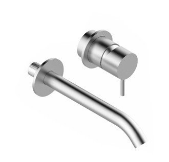 Zazzeri Z316 Wall Basin Mixer with small trim 190mm
