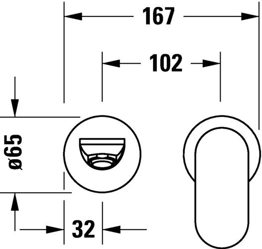Wave Wall Basin Mixer Trim