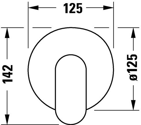 Wave Shower Mixer Trim Kit
