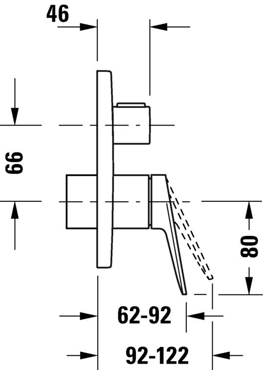 Wave Diverter Shower Mixer